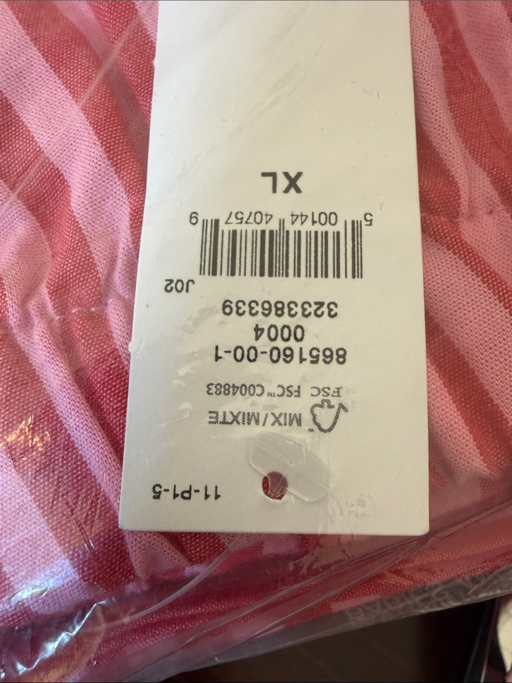 NEW Gap × Summer Fridays Relaxed Poplin Stripe PJ Pants Red + Pink Stripes XL - Picture 9 of 9